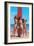 Three Gidgets on Beach-null-Framed Art Print