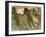 Three Girls Bathing-Edgar Degas-Framed Giclee Print