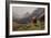 Three Girls by the Mountain Lake in Western Norway-Hans Andreas Dahl-Framed Giclee Print