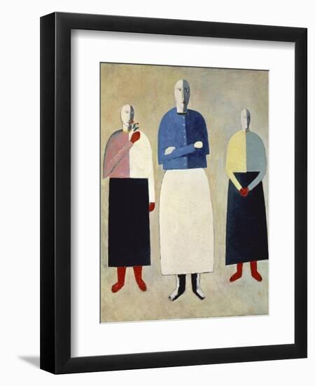 Three Girls-Kasimir Malevich-Framed Giclee Print