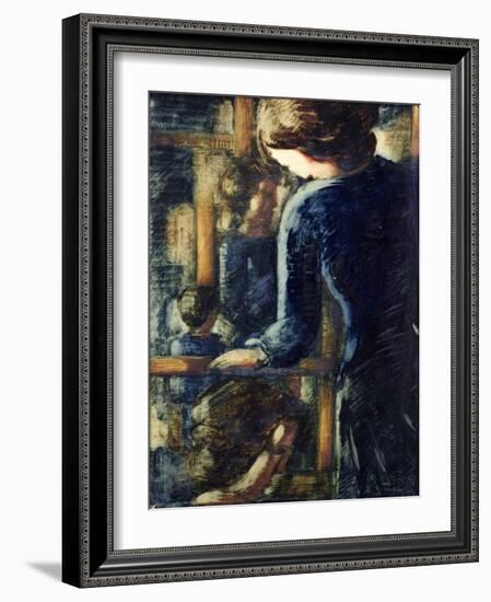 Three Girls-Oskar Schlemmer-Framed Giclee Print