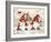 Three Gnomes with Rabbits-MAKIKO-Framed Giclee Print