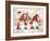 Three Gnomes with Rabbits-MAKIKO-Framed Giclee Print