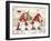 Three Gnomes with Rabbits-MAKIKO-Framed Giclee Print