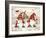 Three Gnomes with Rabbits-MAKIKO-Framed Giclee Print