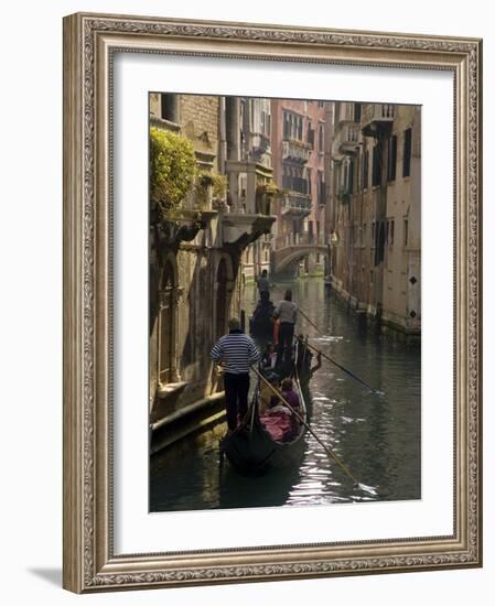 Three Gondoliers, Venice, Italy-Wendy Kaveney-Framed Photographic Print