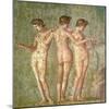 Three Graces, from Pompeii-null-Mounted Giclee Print