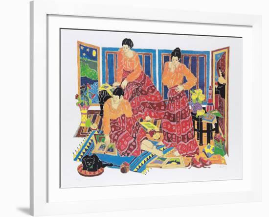 Three Graces-Estelle Ginsburg-Framed Collectable Print