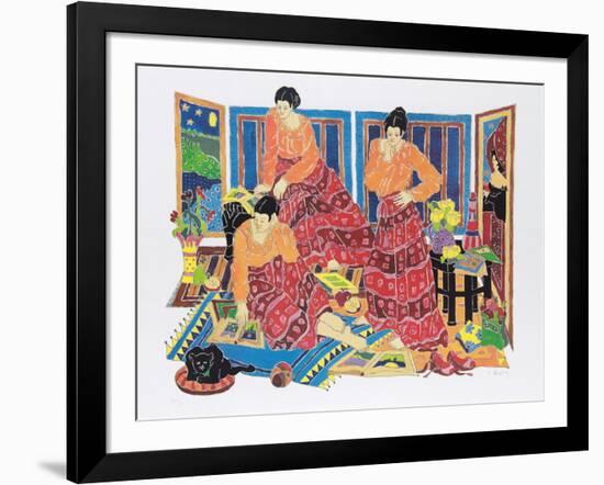 Three Graces-Estelle Ginsburg-Framed Collectable Print