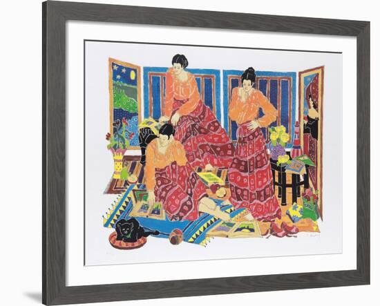 Three Graces-Estelle Ginsburg-Framed Collectable Print