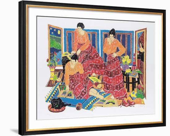 Three Graces-Estelle Ginsburg-Framed Collectable Print