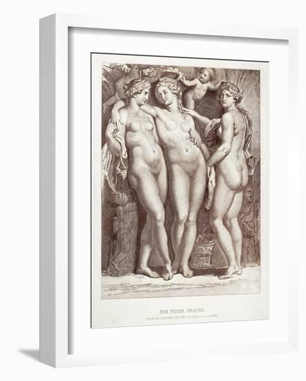 Three Graces-Peter Paul Rubens-Framed Giclee Print