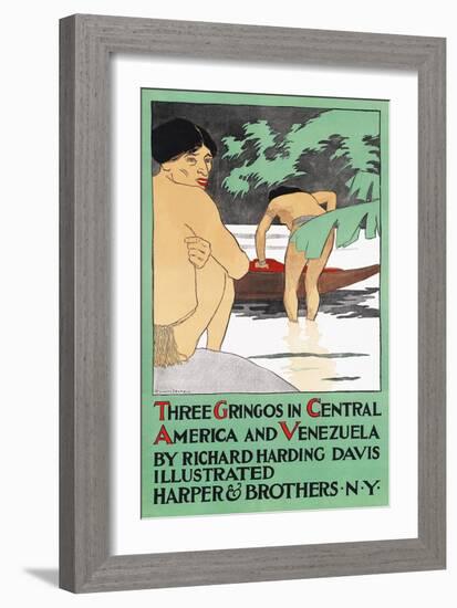 Three Gringos In Central America And Venezuela By Richard Harding Davis-Edward Penfield-Framed Art Print