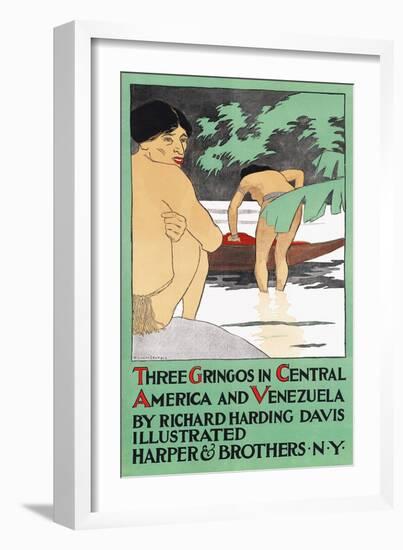 Three Gringos In Central America And Venezuela By Richard Harding Davis-Edward Penfield-Framed Art Print