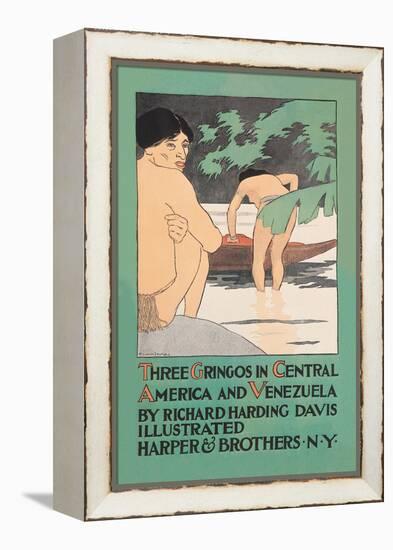 Three Gringos in Central America and Venezuela-Edward Penfield-Framed Stretched Canvas