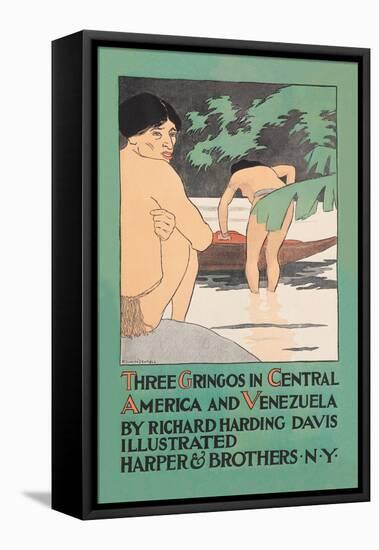 Three Gringos in Central America and Venezuela-Edward Penfield-Framed Stretched Canvas