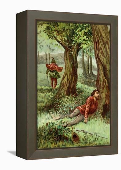 Three Heads and Robin Hood-null-Framed Stretched Canvas