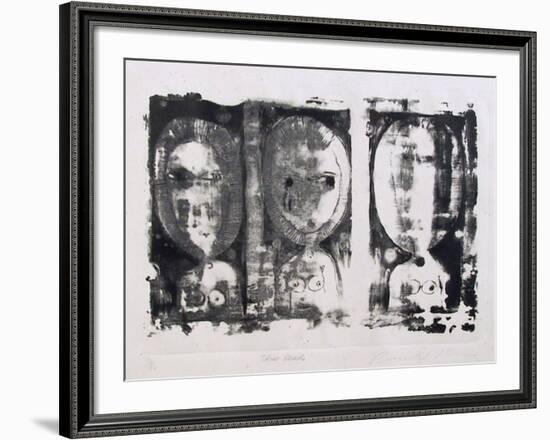 Three Heads-Ronald Jay Stein-Framed Limited Edition