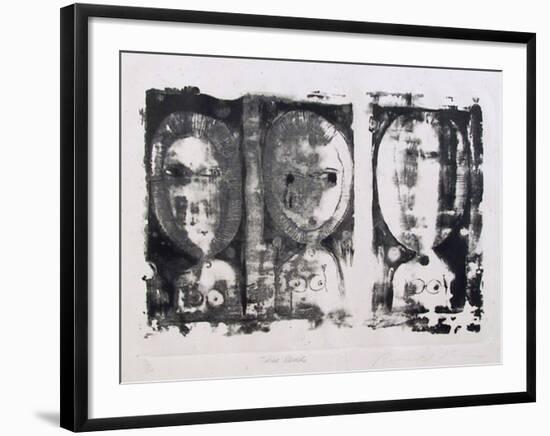 Three Heads-Ronald Jay Stein-Framed Limited Edition