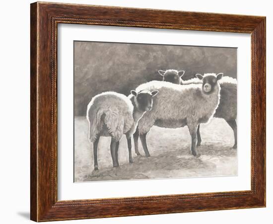 Three Heirloom Sheep-Gwendolyn Babbitt-Framed Art Print