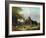 Three Horses with Pigs-John Frederick Herring Jnr-Framed Giclee Print