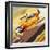 Three 'Hot Rod' Racers from Aerobatic Competitions-Wilf Hardy-Framed Giclee Print