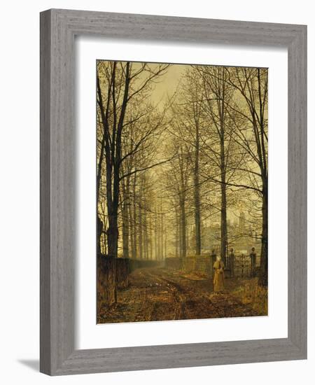 Three hundred years ago, 1892-John Atkinson Grimshaw-Framed Giclee Print