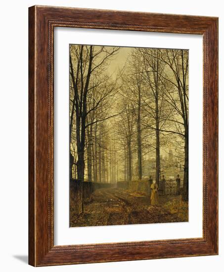 Three hundred years ago, 1892-John Atkinson Grimshaw-Framed Giclee Print