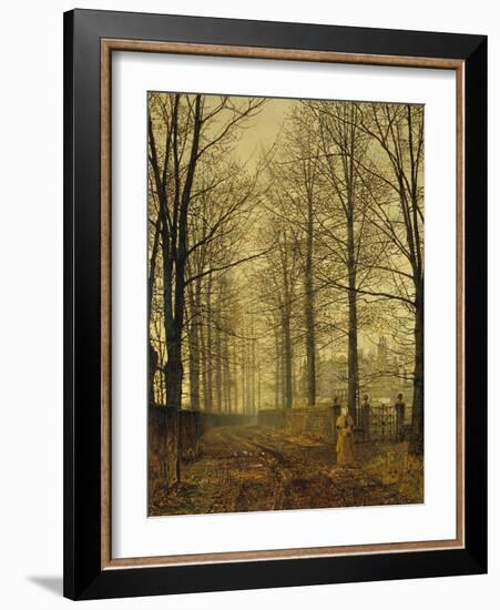 Three hundred years ago, 1892-John Atkinson Grimshaw-Framed Giclee Print