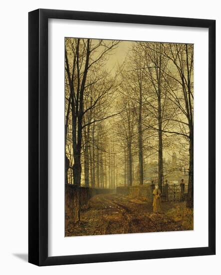 Three hundred years ago, 1892-John Atkinson Grimshaw-Framed Giclee Print