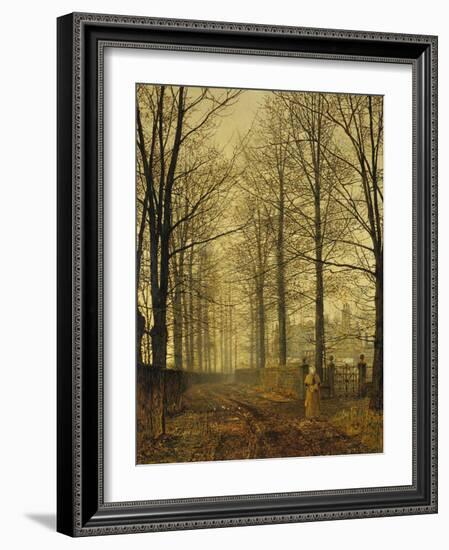 Three hundred years ago, 1892-John Atkinson Grimshaw-Framed Giclee Print