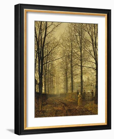 Three hundred years ago, 1892-John Atkinson Grimshaw-Framed Giclee Print