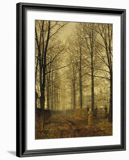 Three hundred years ago, 1892-John Atkinson Grimshaw-Framed Giclee Print