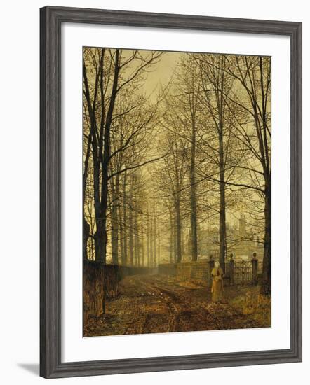 Three hundred years ago, 1892-John Atkinson Grimshaw-Framed Giclee Print