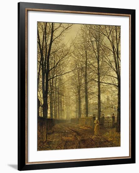 Three hundred years ago, 1892-John Atkinson Grimshaw-Framed Giclee Print