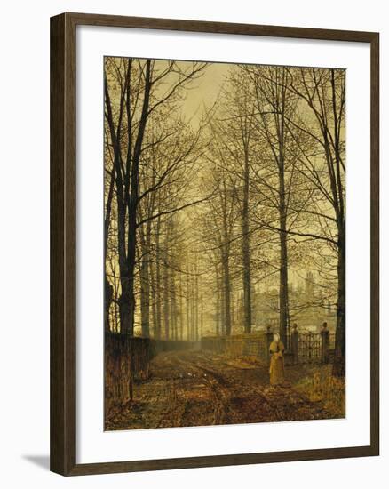 Three hundred years ago, 1892-John Atkinson Grimshaw-Framed Giclee Print