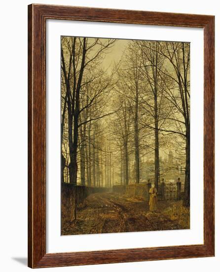 Three hundred years ago, 1892-John Atkinson Grimshaw-Framed Giclee Print