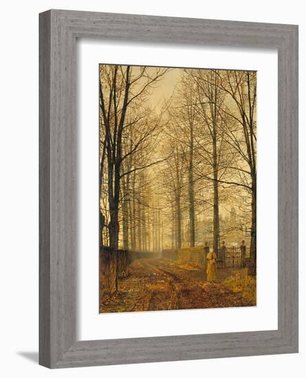 Three Hundred Years Ago-John Atkinson Grimshaw-Framed Giclee Print