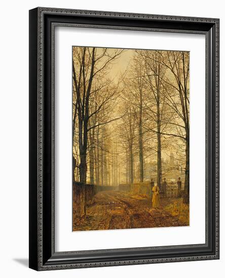 Three Hundred Years Ago-John Atkinson Grimshaw-Framed Giclee Print