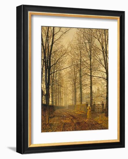 Three Hundred Years Ago-John Atkinson Grimshaw-Framed Giclee Print