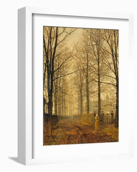 Three Hundred Years Ago-John Atkinson Grimshaw-Framed Giclee Print