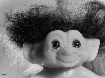 black troll doll