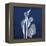 Three Indigo Calla Lilies-Albert Koetsier-Framed Stretched Canvas