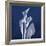 Three Indigo Calla Lilies-Albert Koetsier-Framed Premium Giclee Print