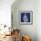 Three Indigo Calla Lilies-Albert Koetsier-Framed Premium Giclee Print displayed on a wall