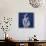 Three Indigo Calla Lilies-Albert Koetsier-Framed Stretched Canvas displayed on a wall
