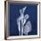 Three Indigo Calla Lilies-Albert Koetsier-Framed Giclee Print