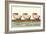 Three Intent Rowers, Won by a Neck-null-Framed Art Print