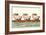 Three Intent Rowers, Won by a Neck-null-Framed Art Print