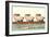 Three Intent Rowers, Won by a Neck-null-Framed Art Print